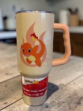 Pokémon Charmander Stainless Steel Tumbler - 40oz NWT